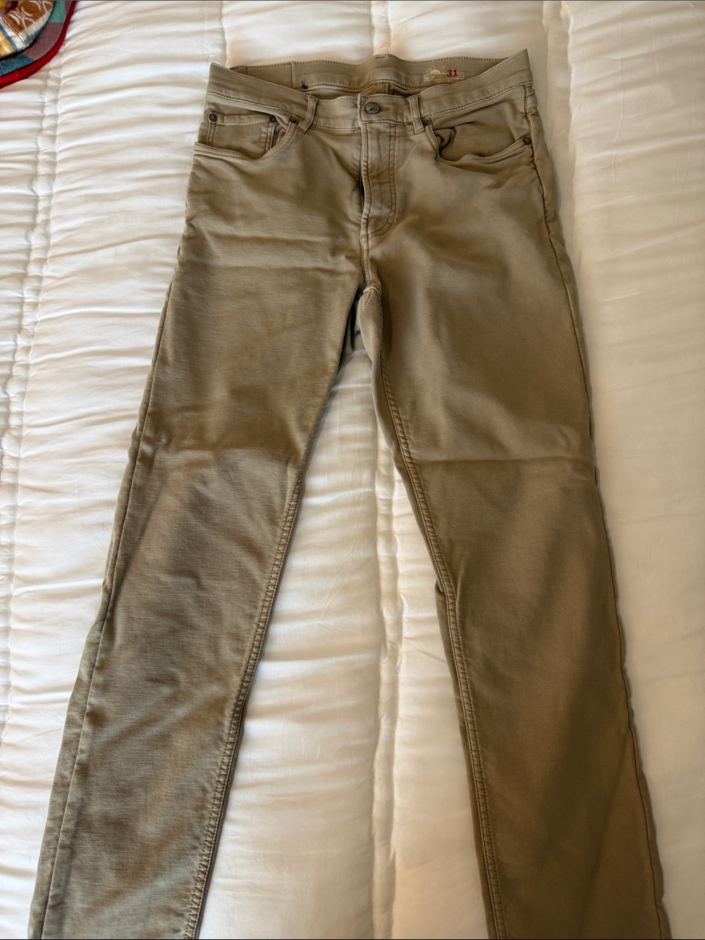 Faherty Stretch Terry 5-Pocket Pant